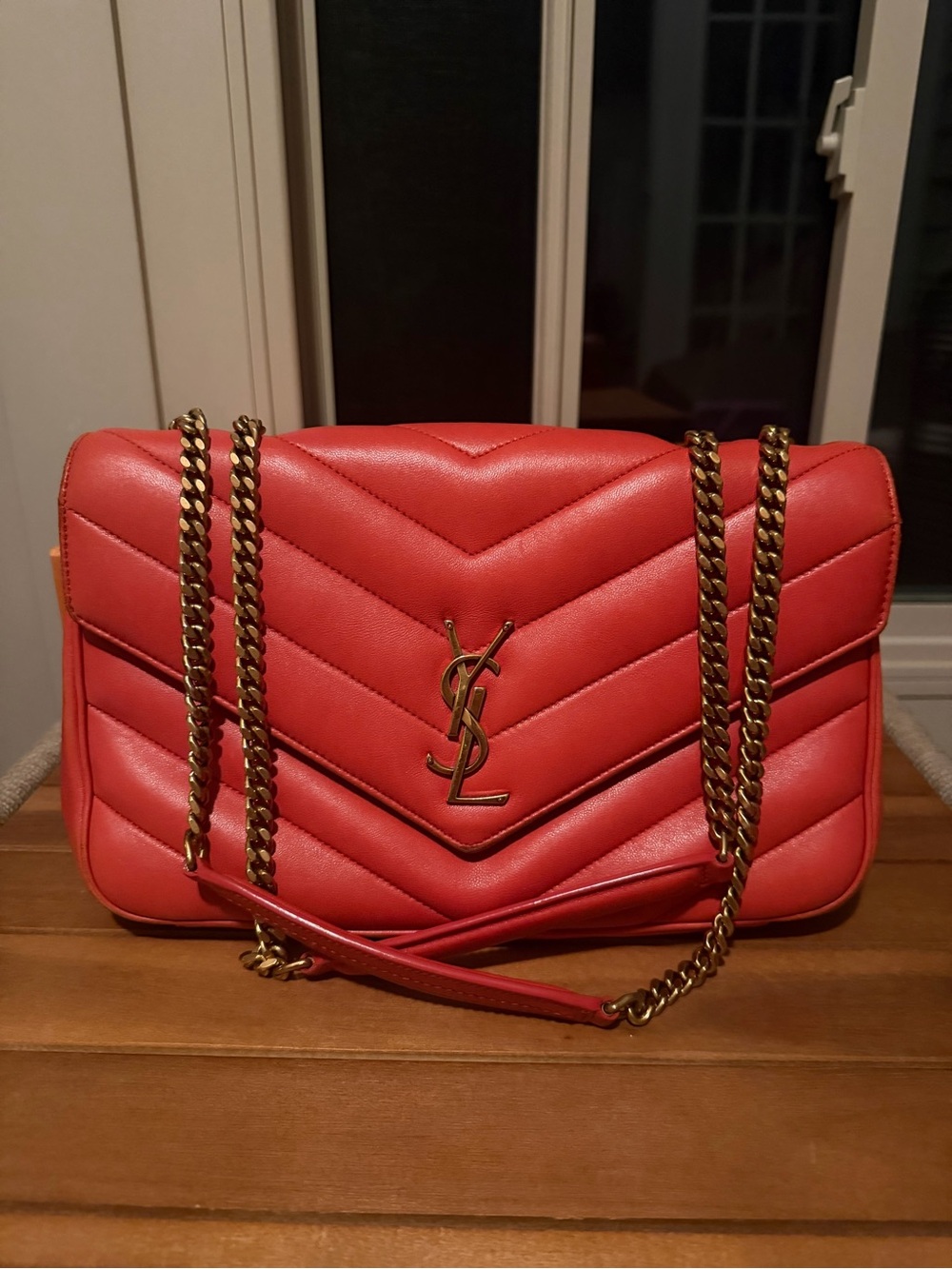 Yves Saint Laurent Quilted Leather Chain Shoulder Bag